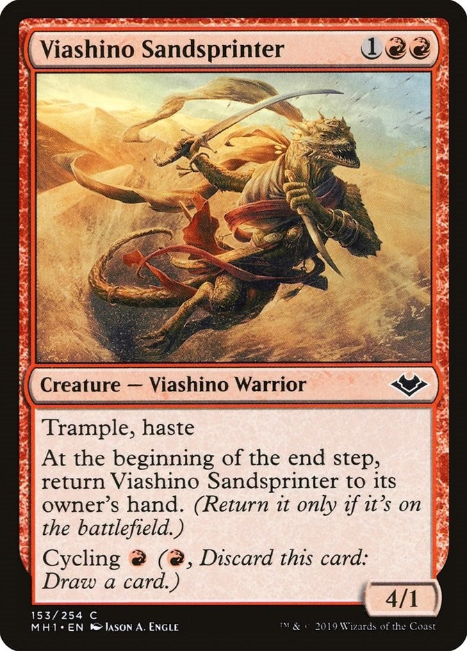 Image for Viashino Sandsprinter (Modern Horizons) (153) - Magic: The Gathering