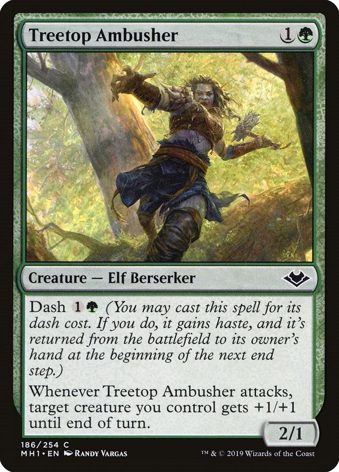Image for Treetop Ambusher (Modern Horizons) (186) - Magic: The Gathering