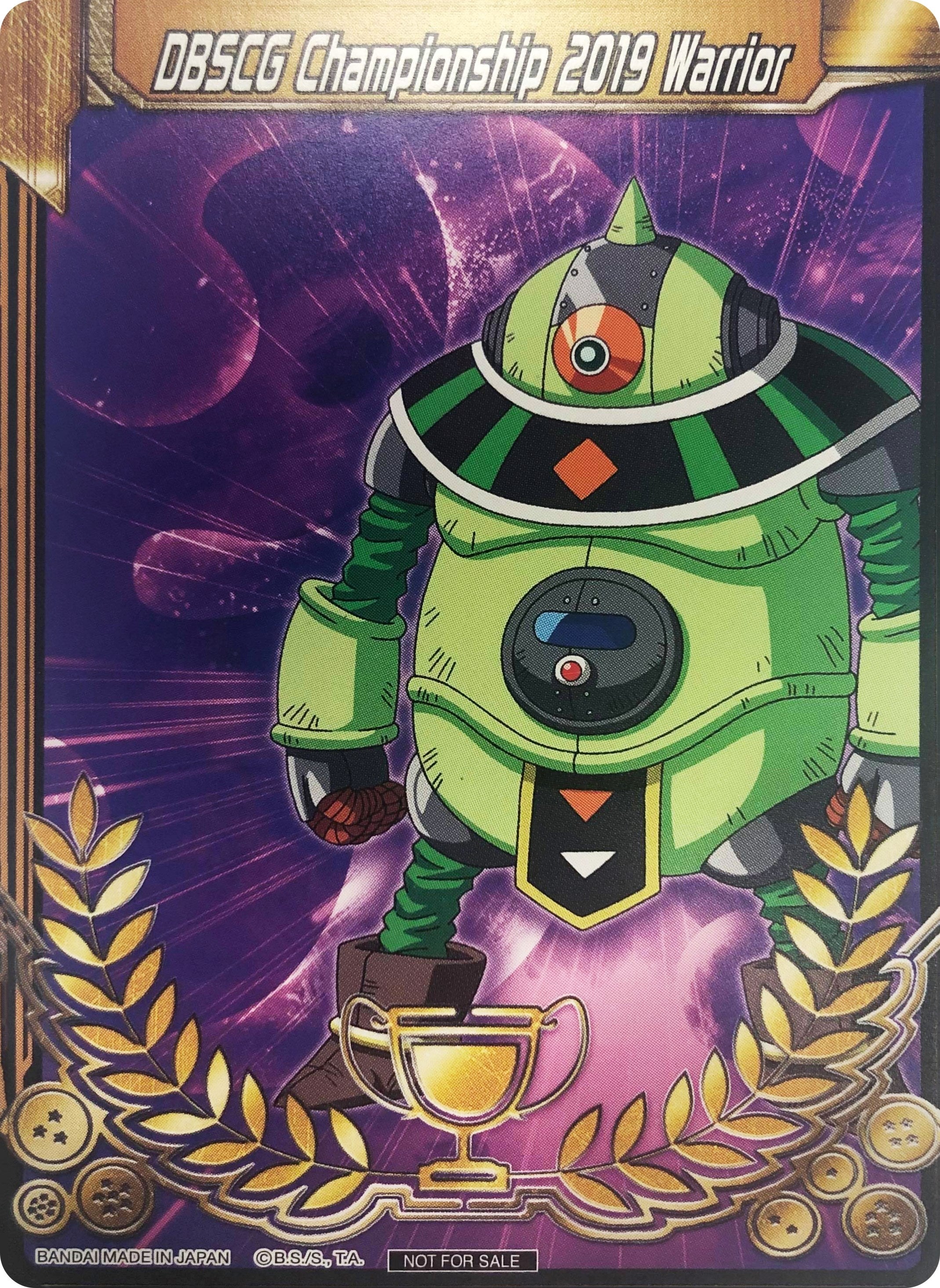 Image for DBSCG Championship 2019 Warrior (Merit Card) - Universe 3 "Mosco" (Tournament Promotion Cards) (3) - Dragon Ball Super: Masters
