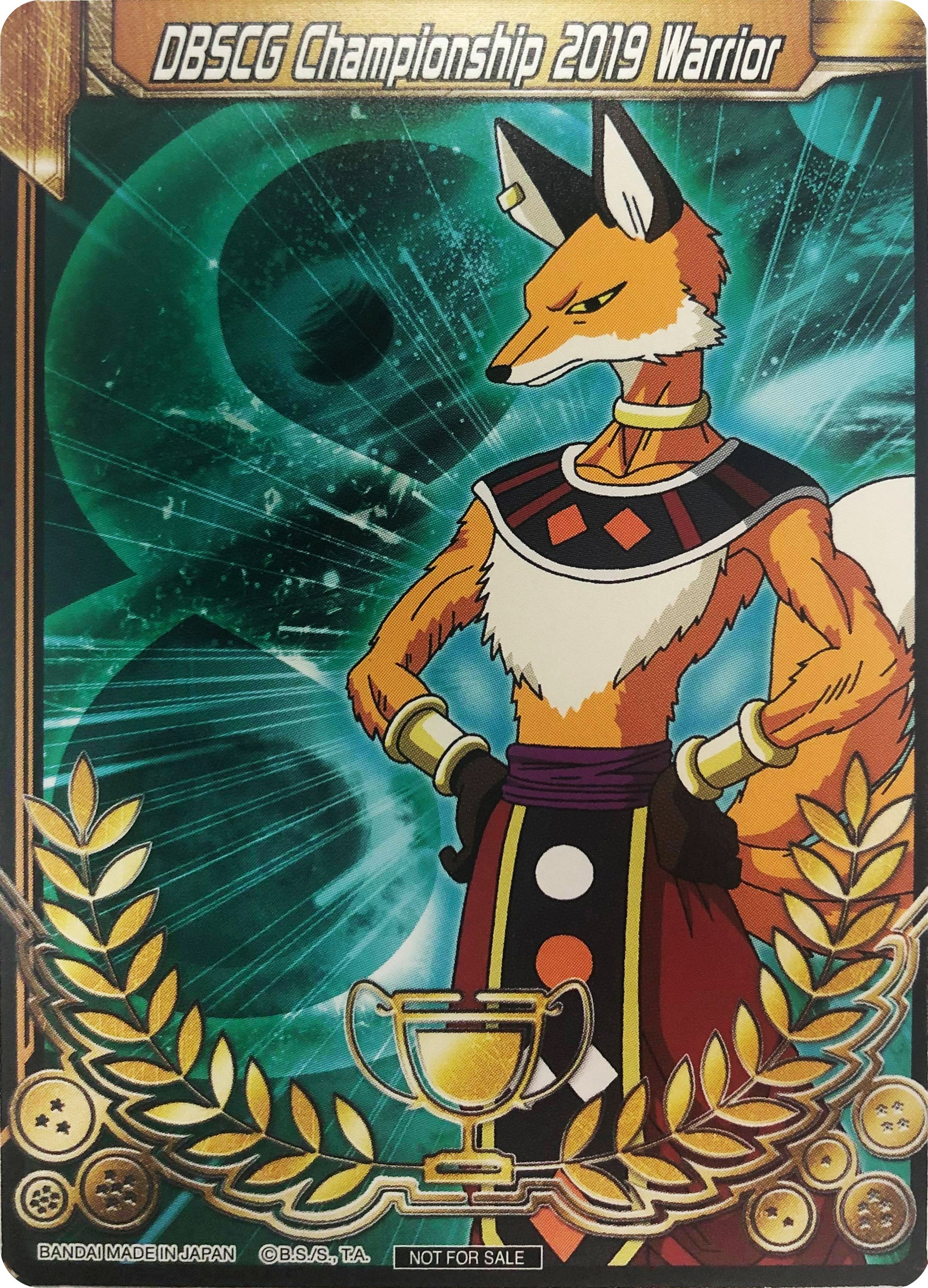 Image for DBSCG Championship 2019 Warrior (Merit Card) - Universe 8 "Liqueur" (Tournament Promotion Cards) (8) - Dragon Ball Super: Masters