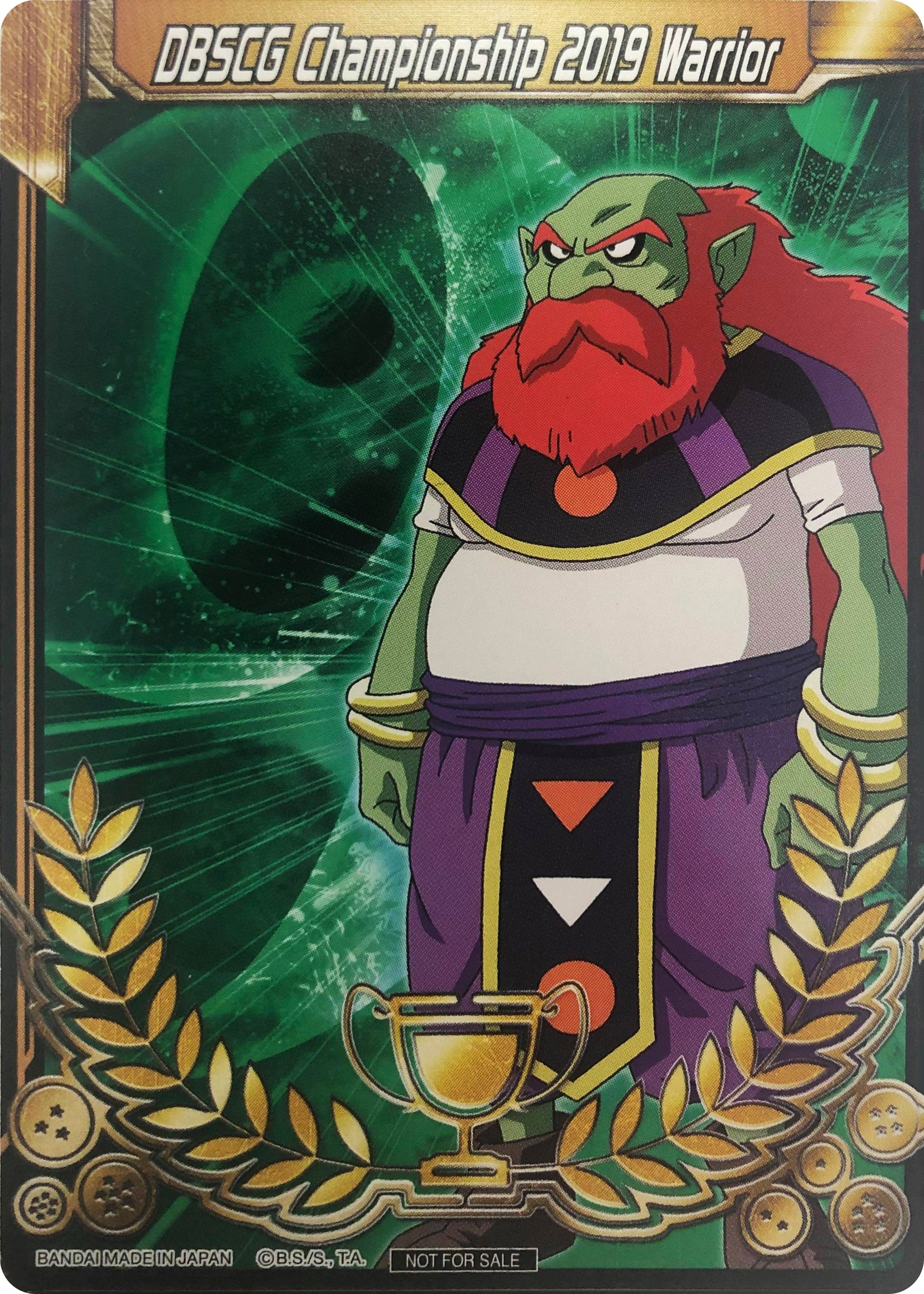 Image for DBSCG Championship 2019 Warrior (Merit Card) - Universe 9 "Sidra" (Tournament Promotion Cards) (9) - Dragon Ball Super: Masters