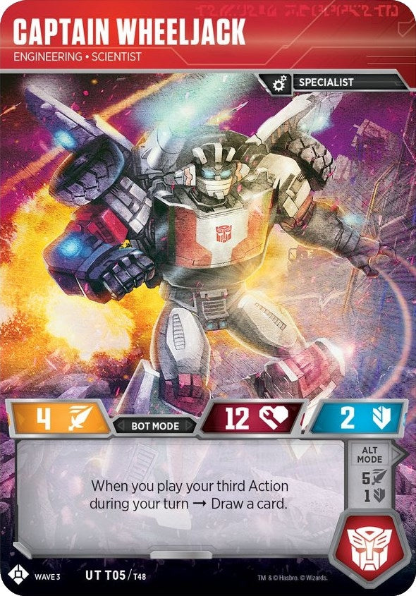 Image for Captain Wheeljack - Engineering Scientist (War for Cybertron: Siege I) (T05) - Transformers TCG