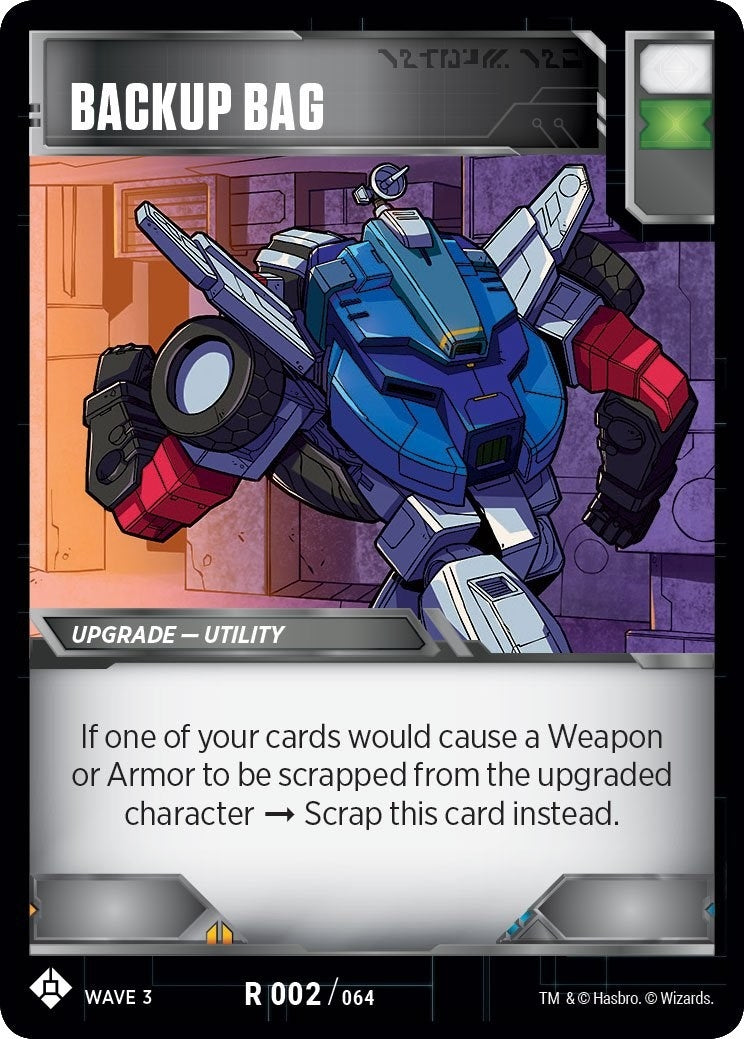 Image for Backup Bag (War for Cybertron: Siege I) (2) - Transformers TCG