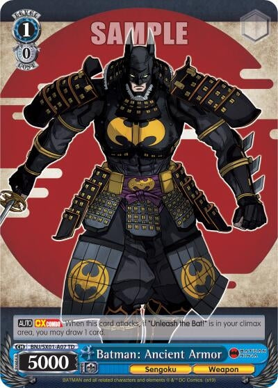 Image for Batman: Ancient Armor (Demo Deck Exclusive) (Batman Ninja) (BNJ/SX01-A07 TD) - Weiss Schwarz
