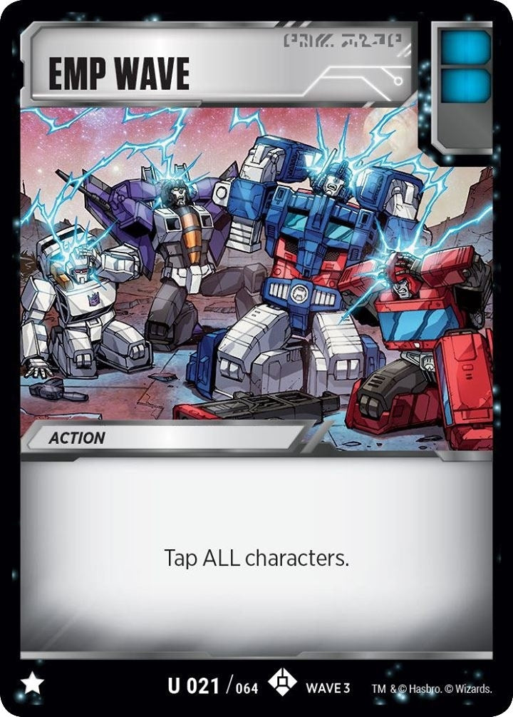 Image for EMP Wave (War for Cybertron: Siege I) (21) - Transformers TCG