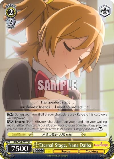 Image for Eternal Stage, Nana Daiba (Revue Starlight) (RSL/S56-E017 U) - Weiss Schwarz
