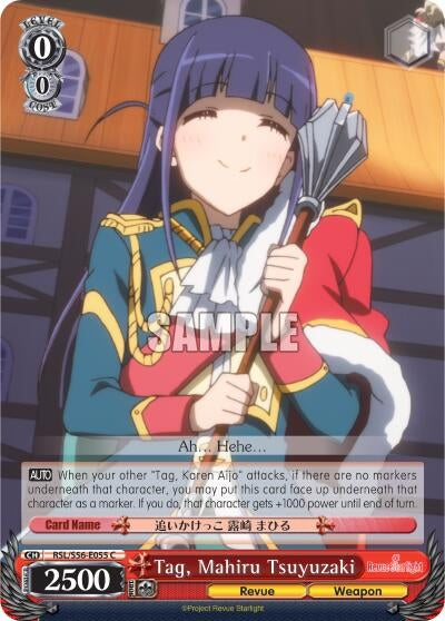 Image for Tag, Mahiru Tsuyuzaki (Revue Starlight) (RSL/S56-E055 C) - Weiss Schwarz