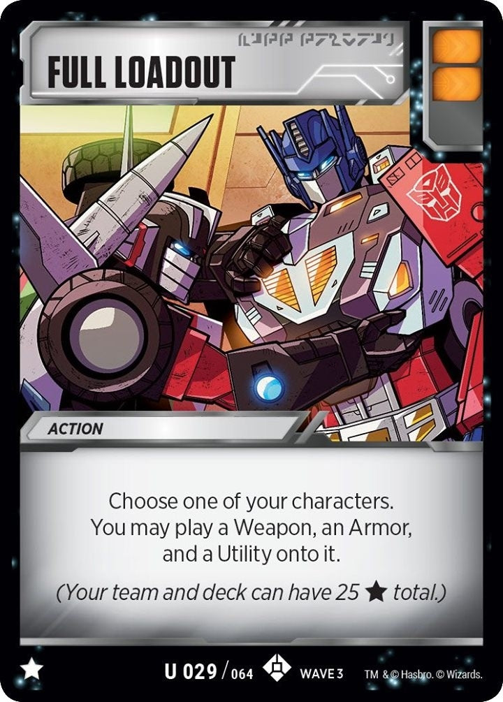 Image for Full Loadout (War for Cybertron: Siege I) (29) - Transformers TCG