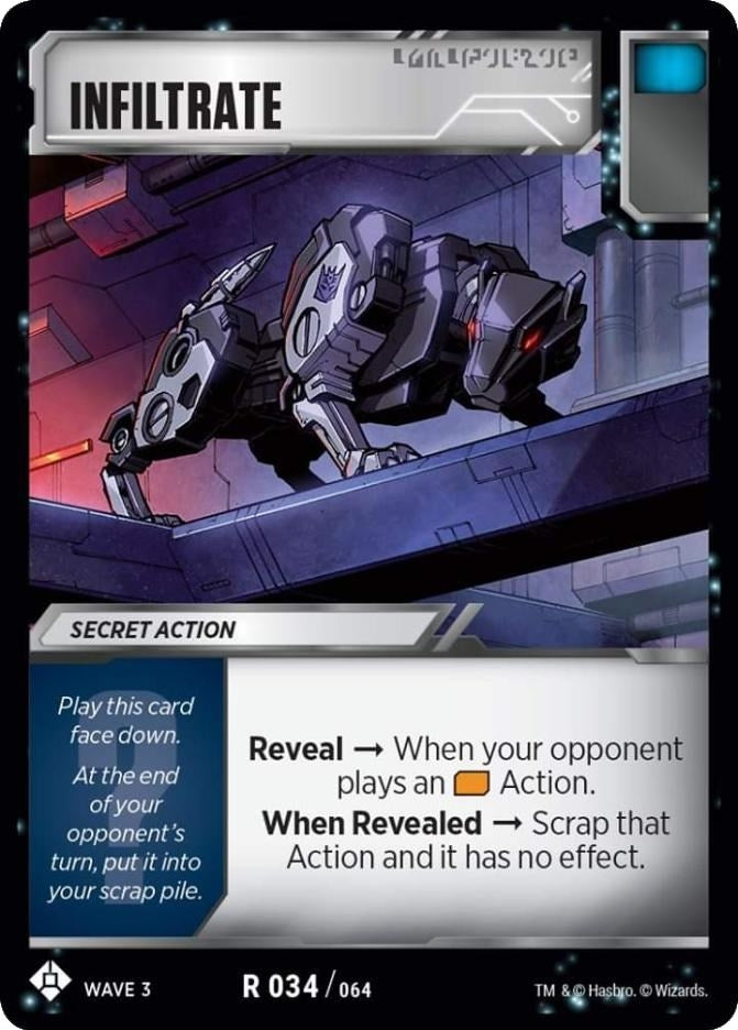 Image for Infiltrate (War for Cybertron: Siege I) (34) - Transformers TCG