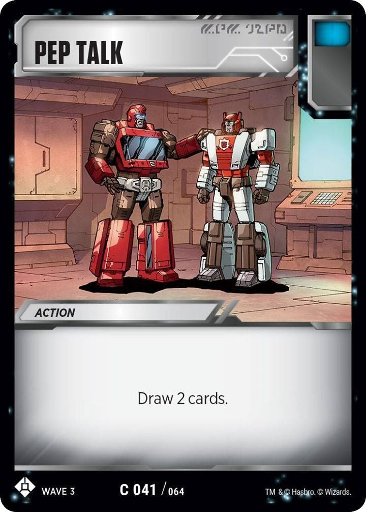 Image for Pep Talk (War for Cybertron: Siege I) (41) - Transformers TCG