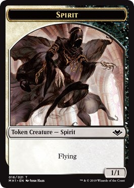 Image for Spirit // Myr Double-Sided Token (Modern Horizons) (16 // 19) - Magic: The Gathering