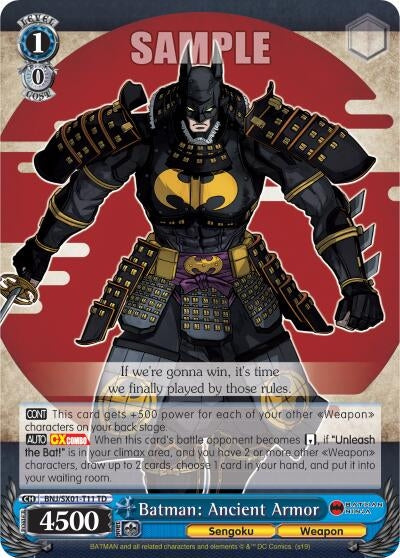 Image for Batman: Ancient Armor (Batman Ninja) (BNJ/SX01-T11 TD) - Weiss Schwarz