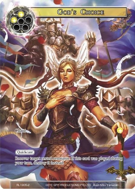 Image for God's Choice (Promo Cards) (RL1905-2) - Force of Will