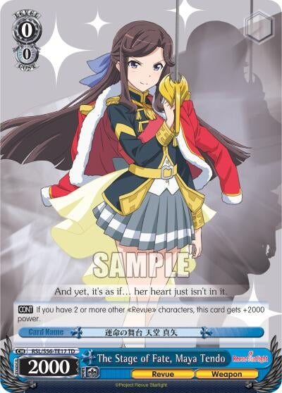 Image for The Stage of Fate, Maya Tendo (Revue Starlight) (RSL/S56-TE17 TD) - Weiss Schwarz