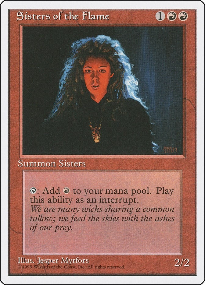 Image for Sisters of the Flame (Fourth Edition) - Magic: The Gathering