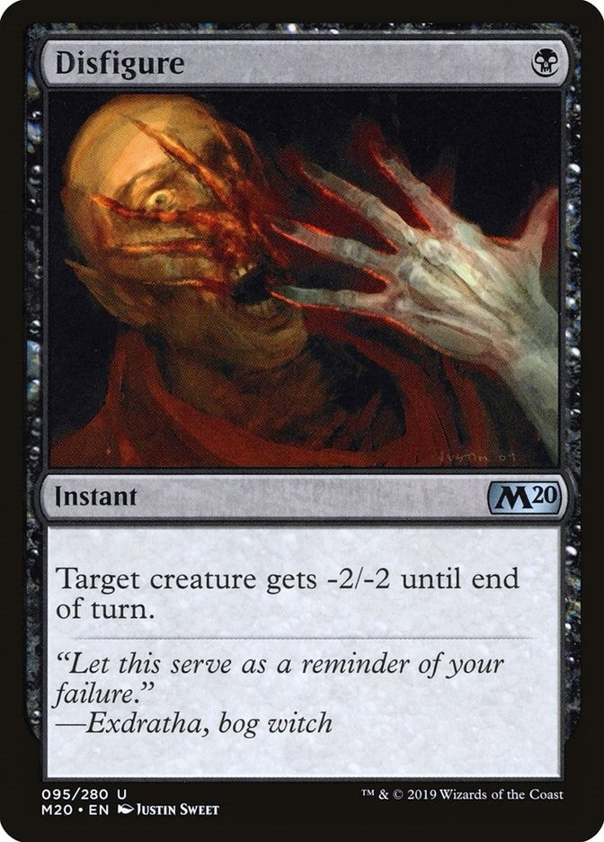 Image for Disfigure (Core Set 2020) (95) - Magic: The Gathering