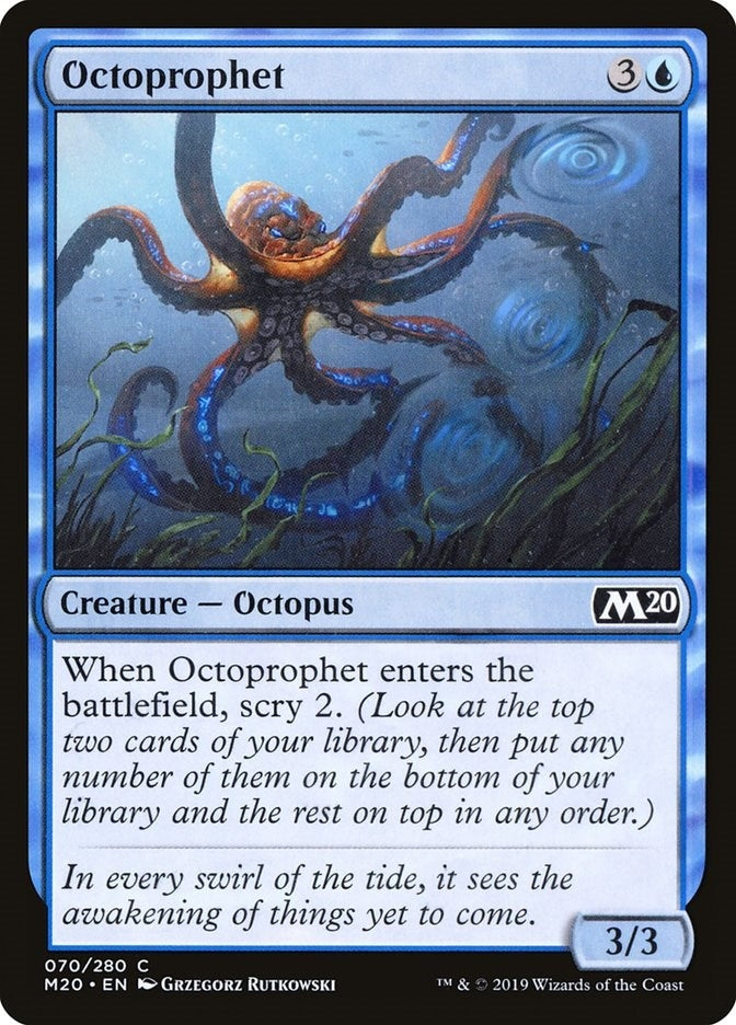 Image for Octoprophet (Core Set 2020) (70) - Magic: The Gathering