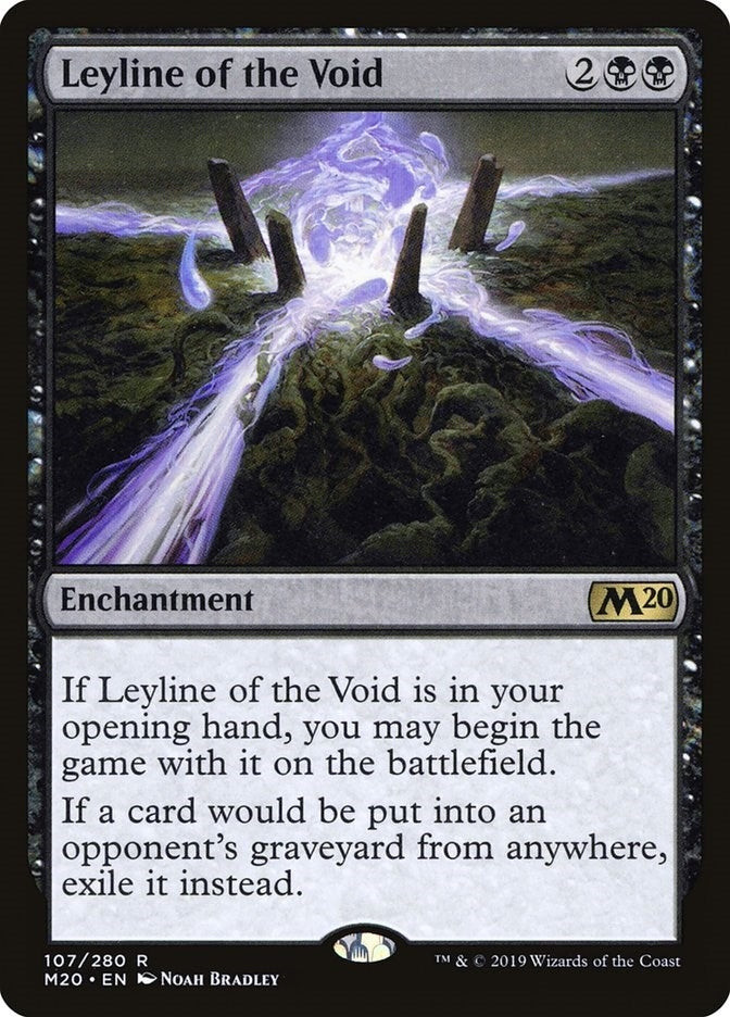 Image for Leyline of the Void (Core Set 2020) (107) - Magic: The Gathering