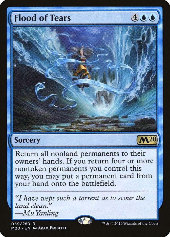 Image for Flood of Tears (Core Set 2020) (59) - Magic: The Gathering