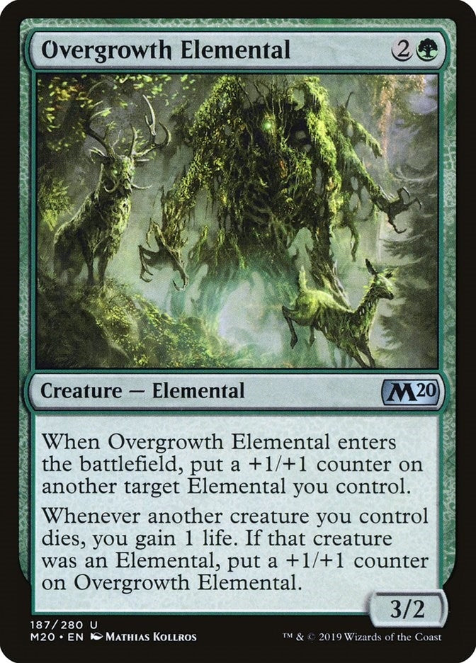 Image for Overgrowth Elemental (Core Set 2020) (187) - Magic: The Gathering