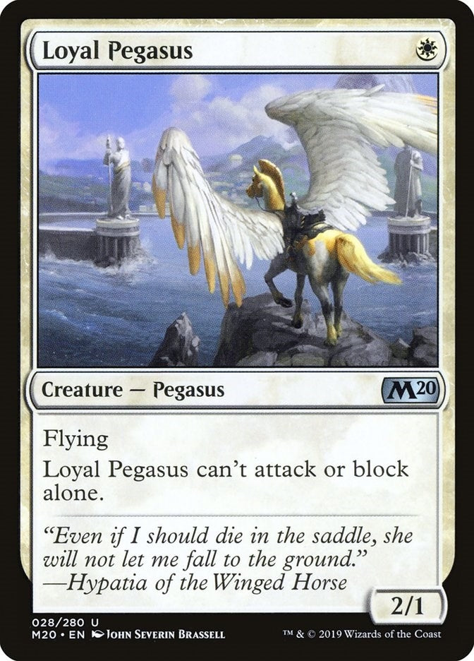 Image for Loyal Pegasus (Core Set 2020) (28) - Magic: The Gathering
