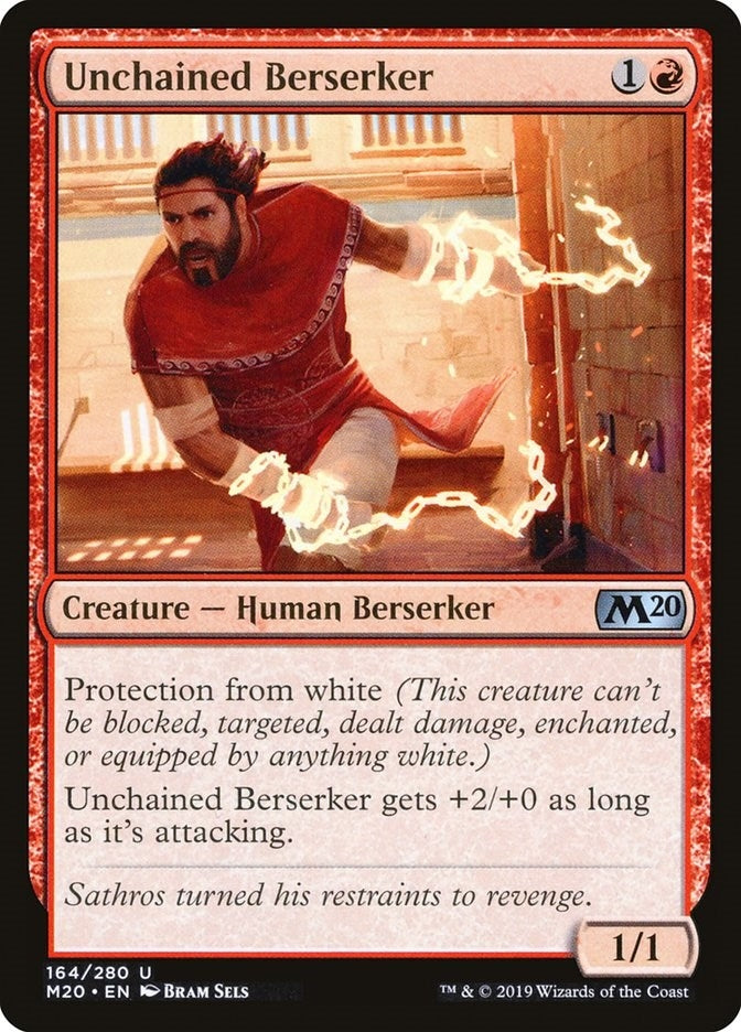 Image for Unchained Berserker (Core Set 2020) (164) - Magic: The Gathering