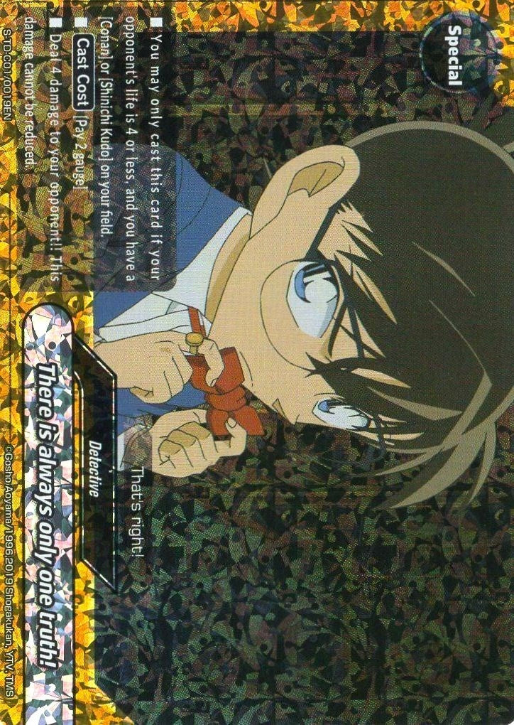 Image for There is always only one truth! (Parallel Foil) (S-TD-C01: Case Closed -Side:White-) (S-TD-C01/0019EN) - Future Card BuddyFight