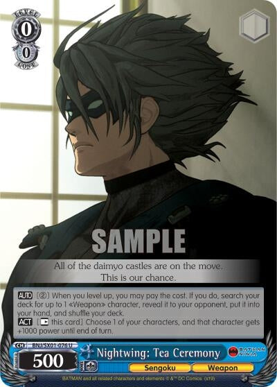 Image for Nightwing: Tea Ceremony (Batman Ninja) (BNJ/SX01-076 U) - Weiss Schwarz
