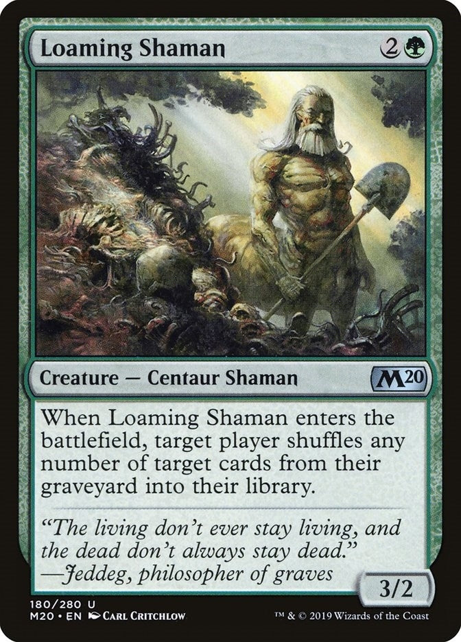 Image for Loaming Shaman (Core Set 2020) (180) - Magic: The Gathering