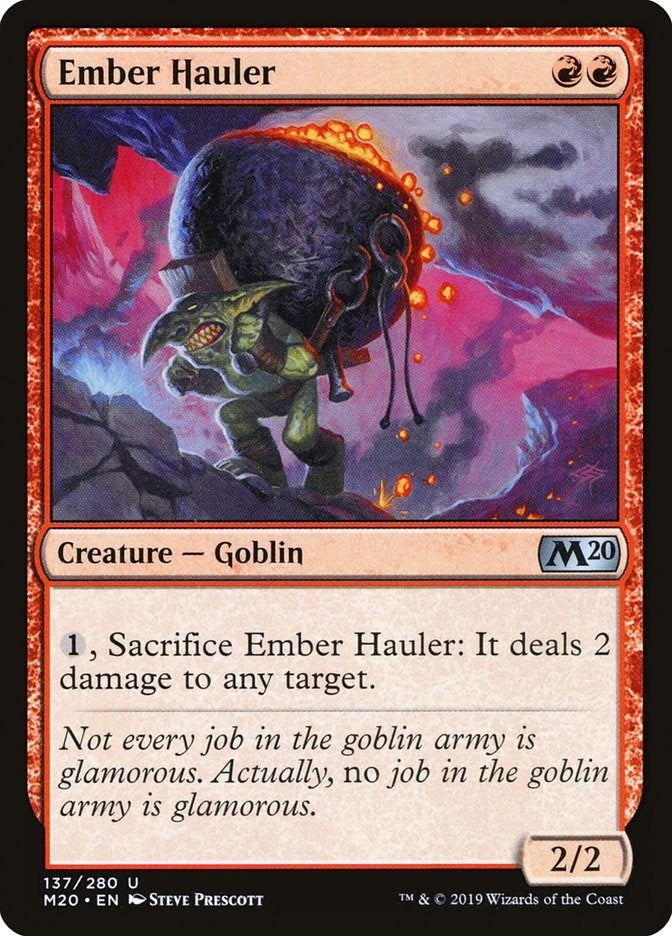 Image for Ember Hauler (Core Set 2020) (137) - Magic: The Gathering