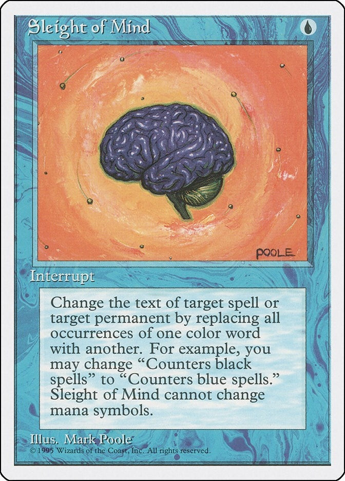 Image for Sleight of Mind (Fourth Edition) - Magic: The Gathering