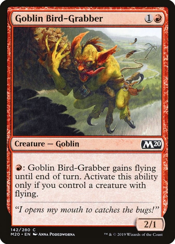 Image for Goblin Bird-Grabber (Core Set 2020) (142) - Magic: The Gathering