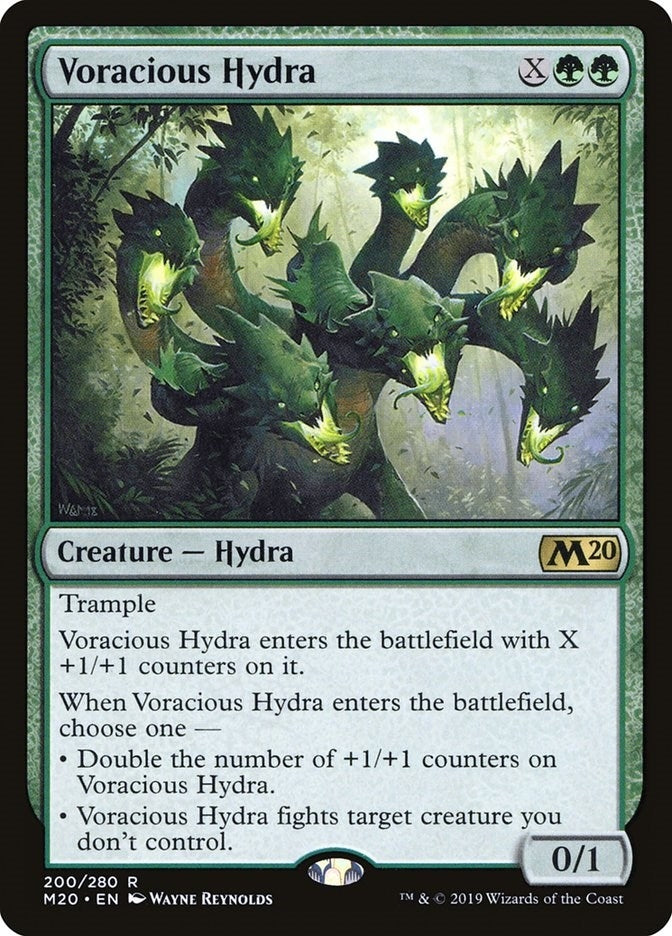 Image for Voracious Hydra (Core Set 2020) (200) - Magic: The Gathering