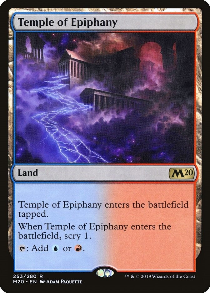 Image for Temple of Epiphany (Core Set 2020) (253) - Magic: The Gathering