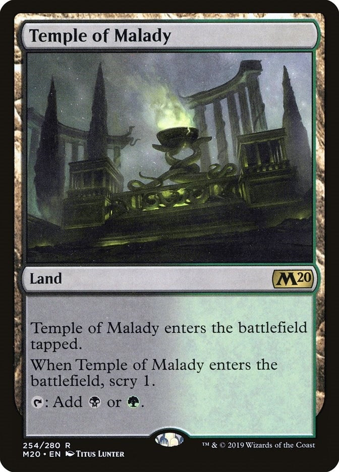Image for Temple of Malady (Core Set 2020) (254) - Magic: The Gathering