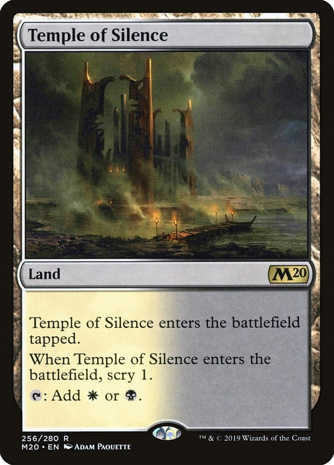 Image for Temple of Silence (Core Set 2020) (256) - Magic: The Gathering