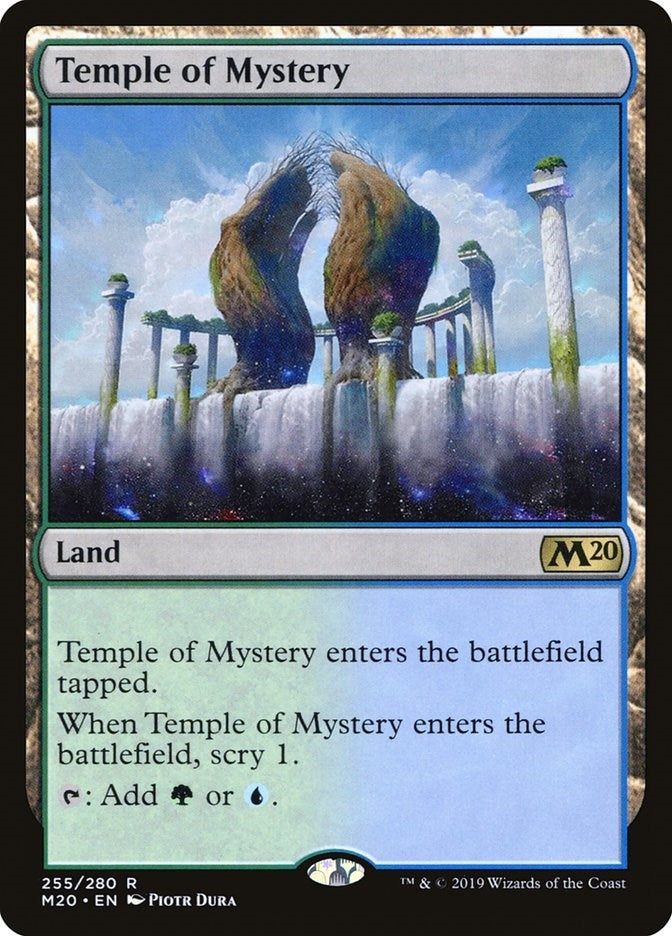 Image for Temple of Mystery (Core Set 2020) (255) - Magic: The Gathering