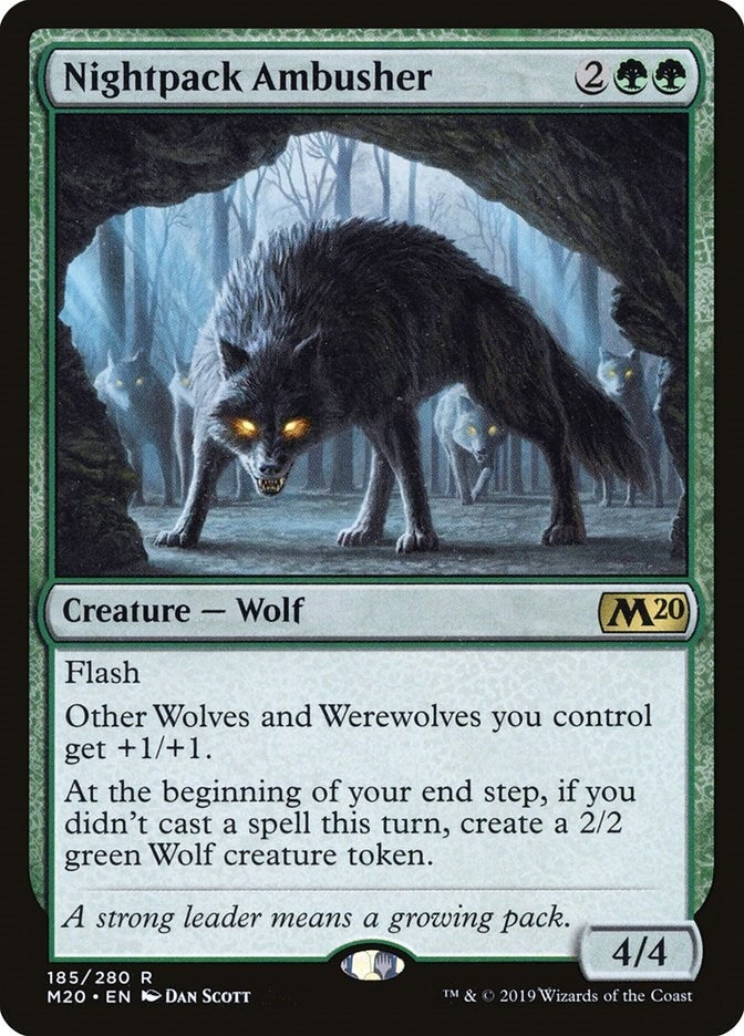 Image for Nightpack Ambusher (Core Set 2020) (185) - Magic: The Gathering
