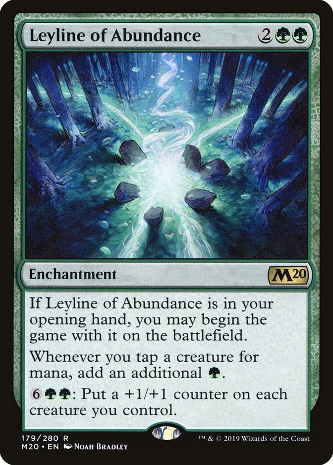Image for Leyline of Abundance (Core Set 2020) (179) - Magic: The Gathering