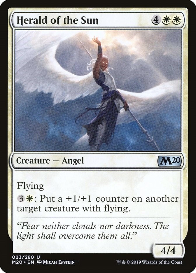 Image for Herald of the Sun (Core Set 2020) (23) - Magic: The Gathering