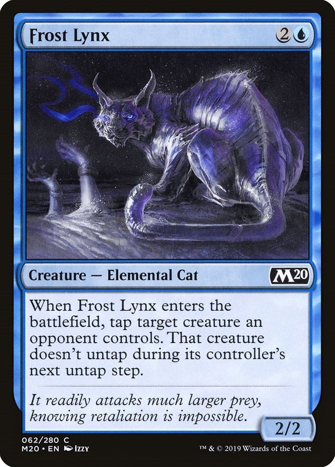 Image for Frost Lynx (Core Set 2020) (62) - Magic: The Gathering