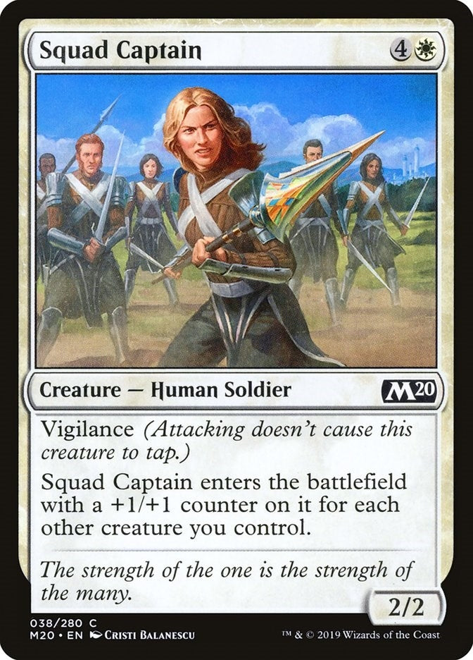 Image for Squad Captain (Core Set 2020) (38) - Magic: The Gathering