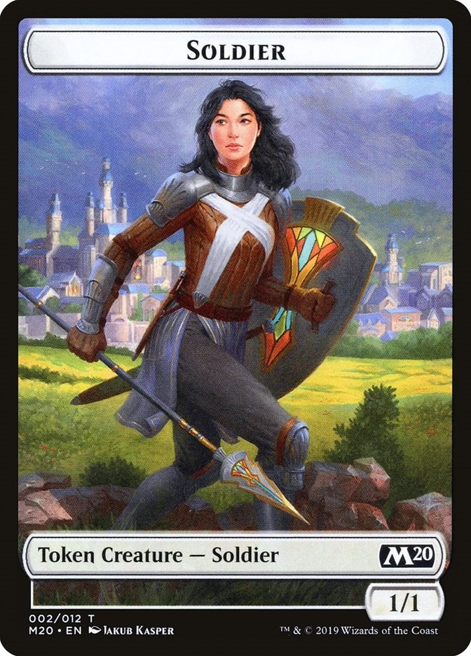 Image for Soldier Token (Core Set 2020) (2) - Magic: The Gathering