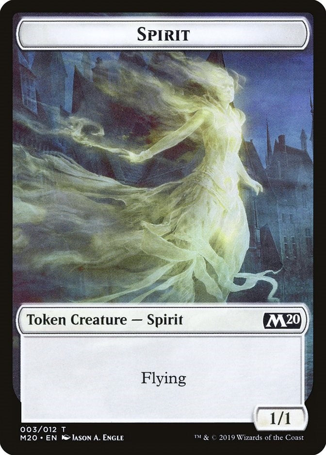Image for Spirit Token (Core Set 2020) (3) - Magic: The Gathering