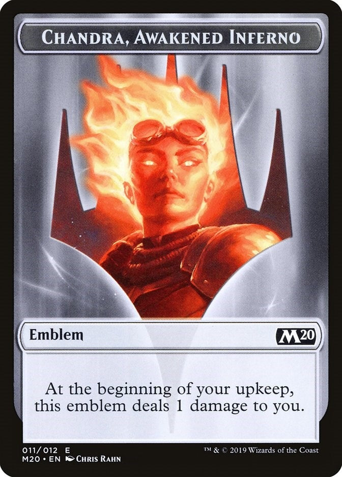 Image for Emblem - Chandra, Awakened Inferno (Core Set 2020) (11) - Magic: The Gathering