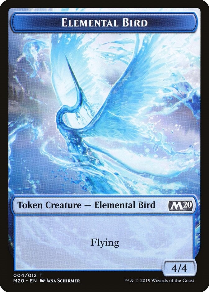 Image for Elemental Bird Token (Core Set 2020) (4) - Magic: The Gathering