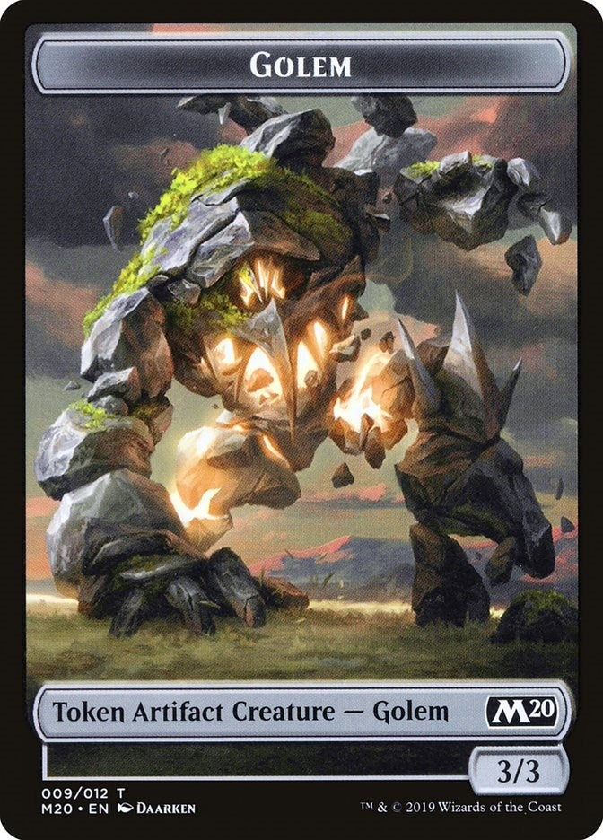 Image for Golem Token (Core Set 2020) (9) - Magic: The Gathering