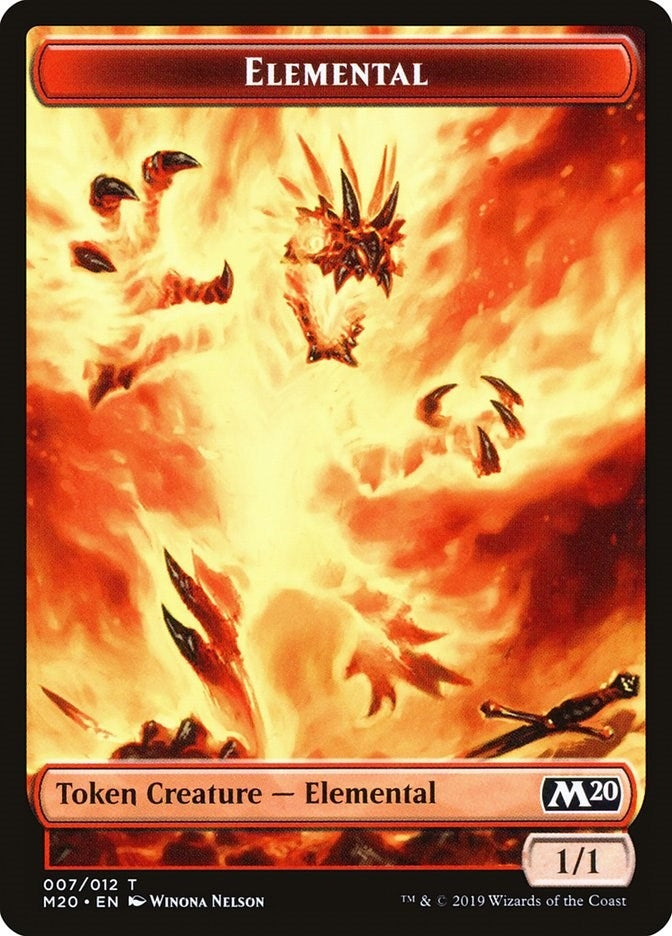 Image for Elemental Token (Core Set 2020) (7) - Magic: The Gathering