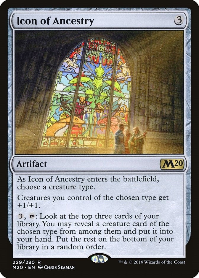 Image for Icon of Ancestry (Core Set 2020) (229) - Magic: The Gathering