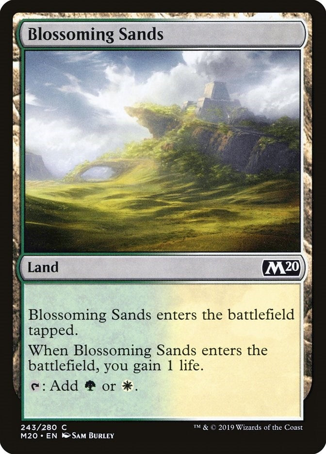 Image for Blossoming Sands (Core Set 2020) (243) - Magic: The Gathering